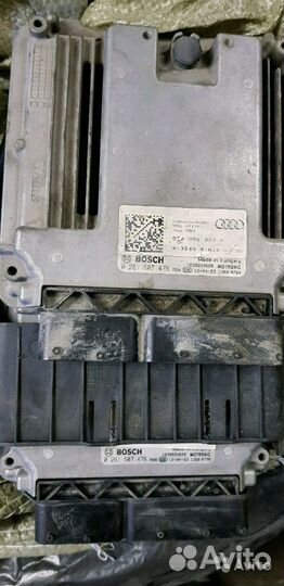 Эбу блок + ключ двс 07P906023F W12 Audi A8 D4