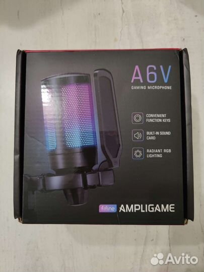 Игровой микрофон для пк fifine apligame