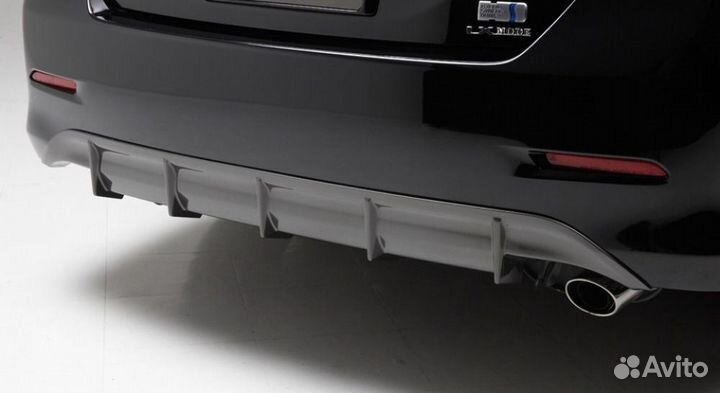 Диффузор на бампер Камри 50