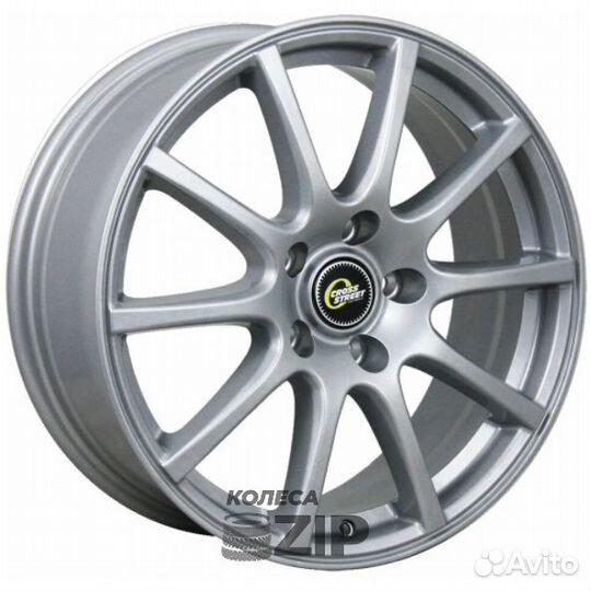 Cross Street CR-16 7x17 5*112 ET40 DIA57.1 Silver