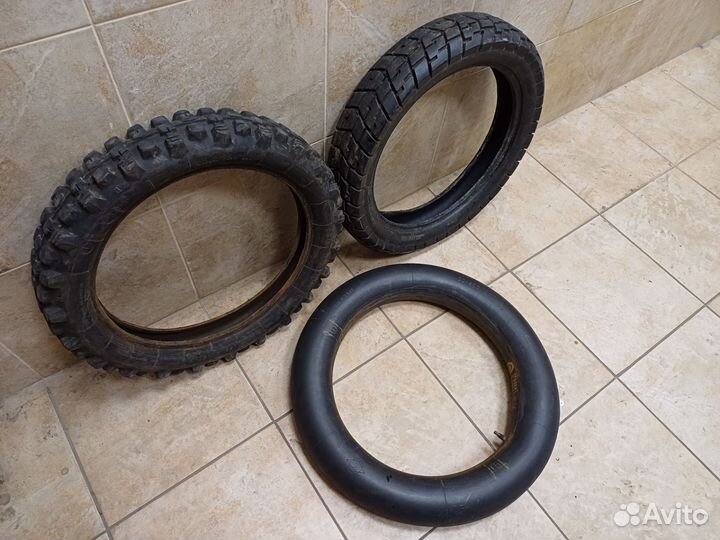 Покрышки 4/R18(грязевая) и 120/90/R18 на Иж