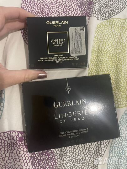 Guerlain пудра 01 и рефил 02