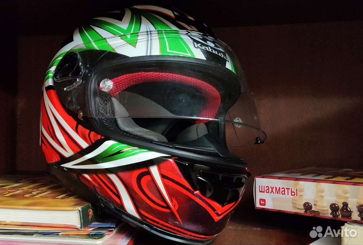 Мотокуртка Kawasaki новая оригинал мотошлем Kabuto