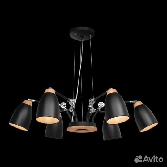 Loft4402/6BL Подвесная люстра loft IT Watchman