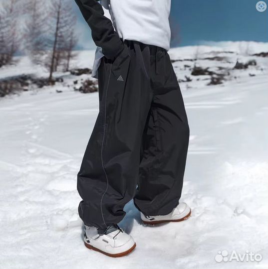 Горнолыжные широкие штаны y2k