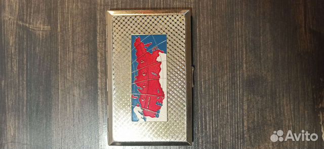 Портсигар карта СССР