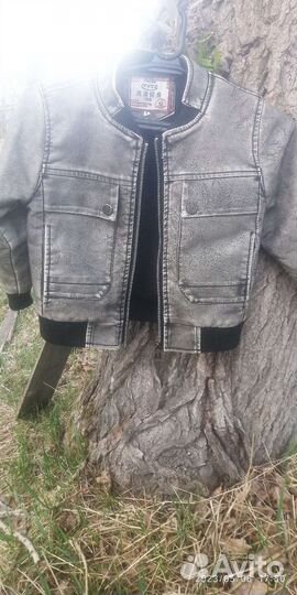 Кожанка для мальчика