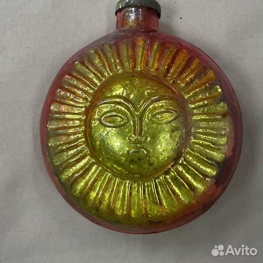 Кремлевская елочна игрушка «Солнце» СССР (сзр)