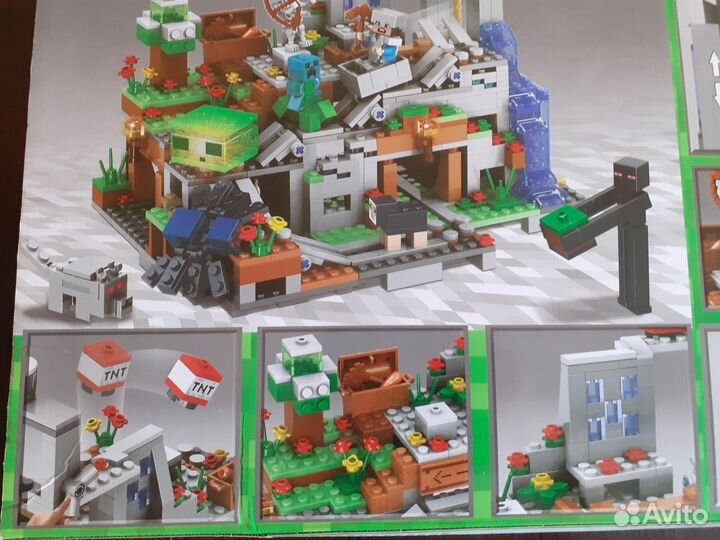 Lego майнкрафт 760 деталей my world