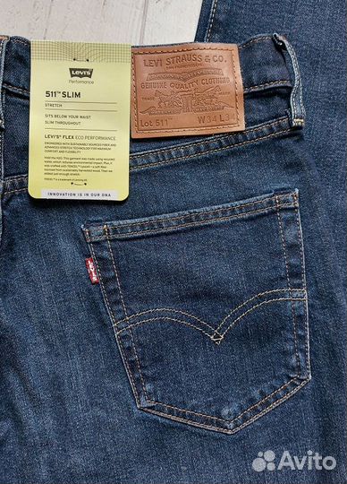 Levi's 511 Premium оригинал 34-34 новые