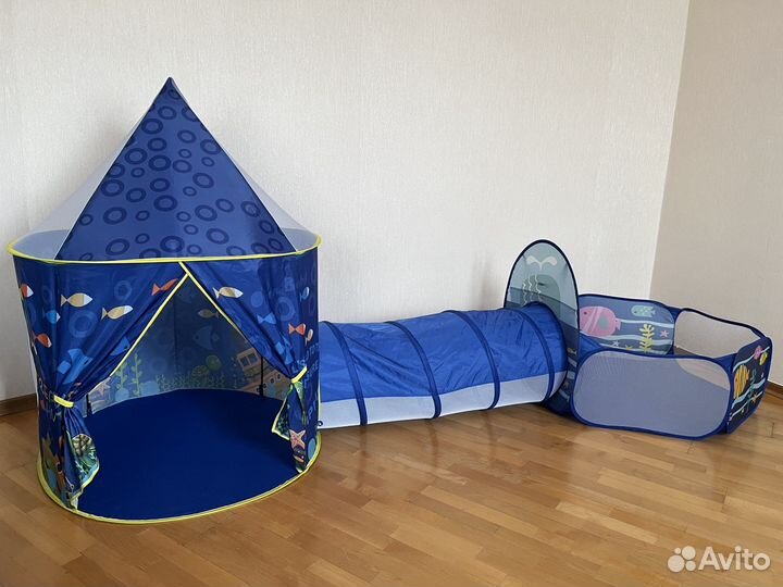 Детский игровой тоннель с палаткой
