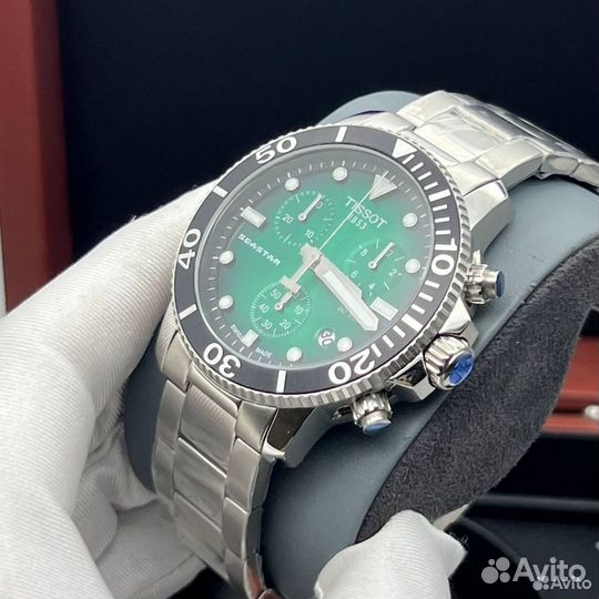 Часы Tissot seastar green steel