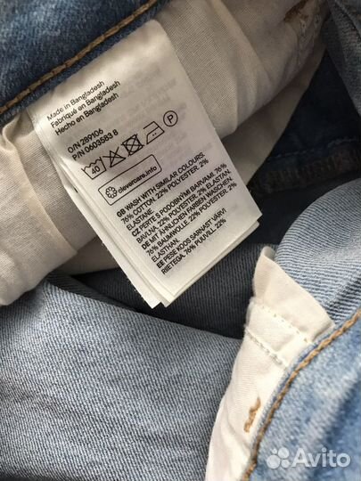 Шорты женские джинсовые H&M