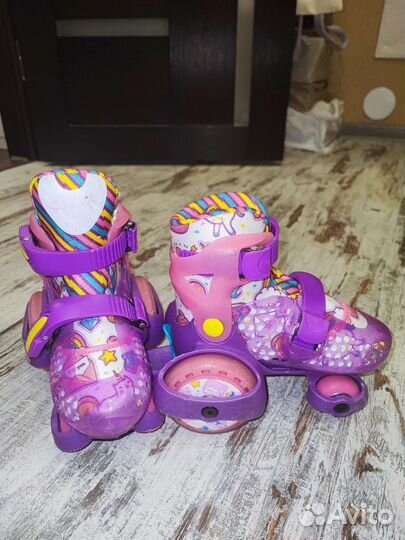 Роликовые коньки детские раздвижные