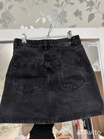 Юбка джинсовая мини