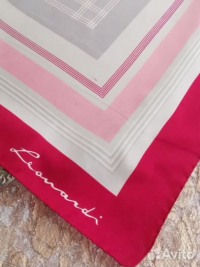 Leonardi винтажный платок италия