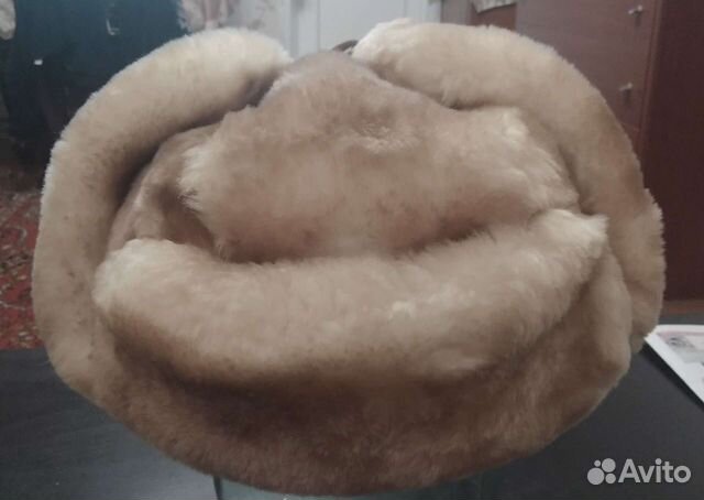 Мужская шапка с натуральным мехом