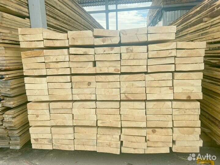 Доска обрезная 25х100х6000мм от производителя