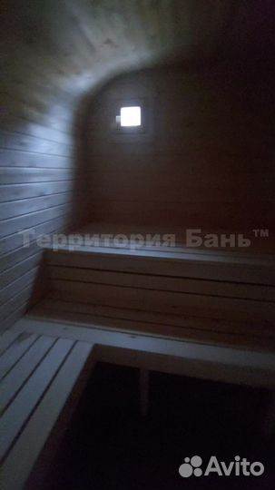 Баня квадро бочка 6м, вип комплектация