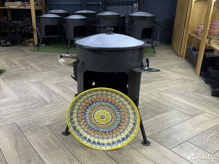 Комплект Казан 10л + печь без трубы