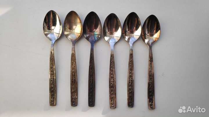 Салатная ложка 23.5 см мельхиор, СССР