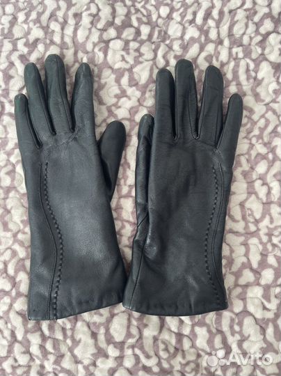 Перчатки кожа