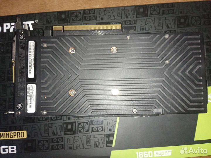 Видеокарта GTX 1660 Super palit GamingPro
