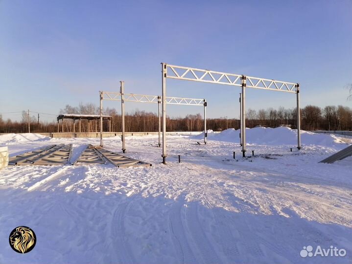 Быстровозводимые ангары из сэндвич панелей