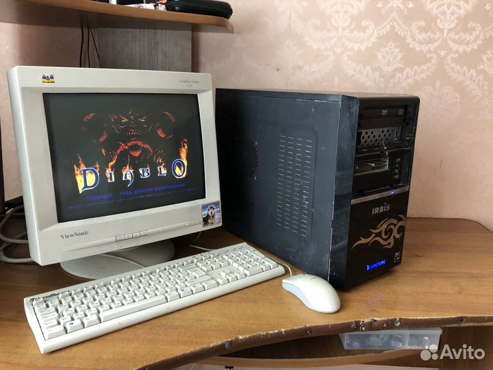 Ретро пк Pentium III 667Mhz Trident CyberBlade-i7
