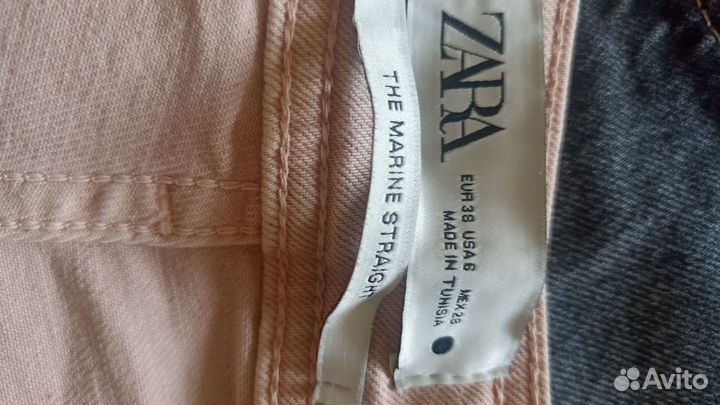 Джинсы zara пакетом, р. 28