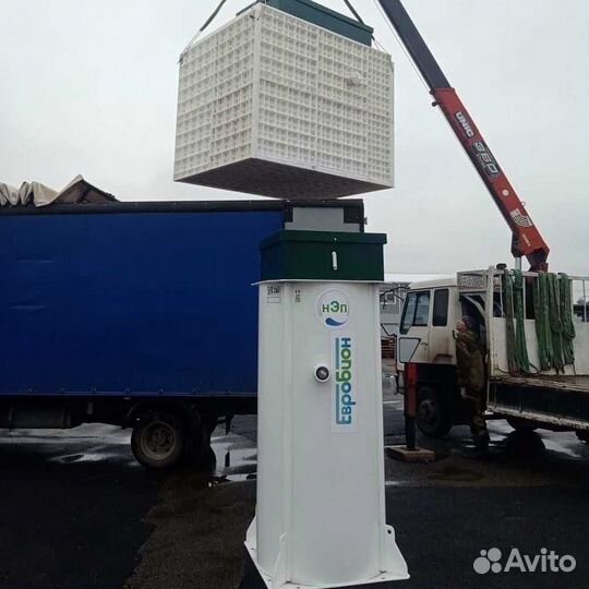 Стация биологической очистки пластиковый евробион