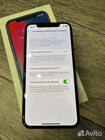 iPhone X, 256 ГБ
