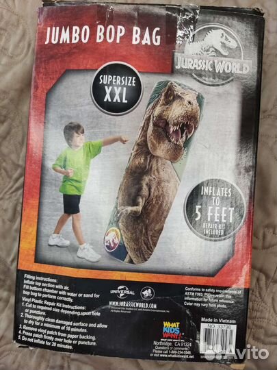 Боксерский мешок для детей Jurassic world
