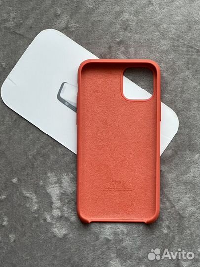 Чехол Apple Silicone для iPhone 11 Pro оранжевый