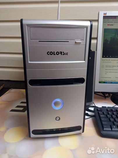 Компьютер в сборе. Intel Xeon E5440, 4 гига, 4ядра