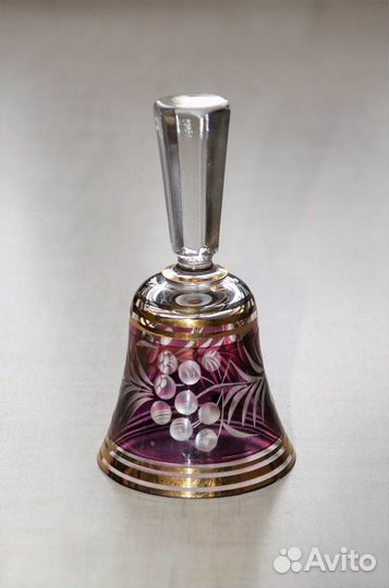 Штрафной бокал-колокольчик времен СССР, Богемия