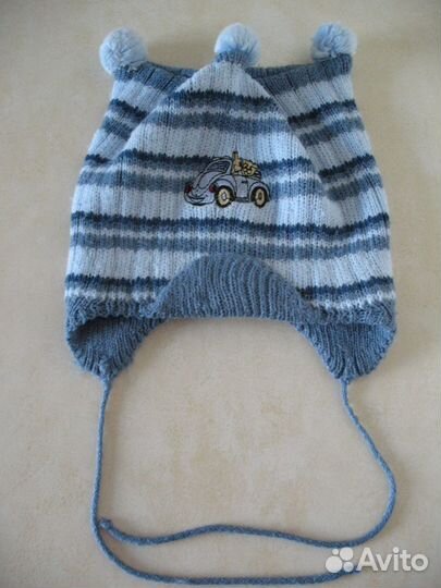 Шапки демисезонная весна осень на 2-3 года