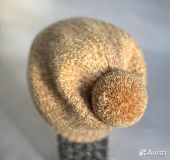 Комплект: шапка бини и снуд из шерсти