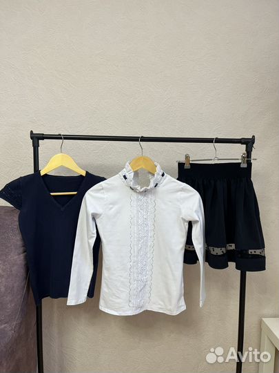 Одежда пакетом для девочки 140-146 в школу