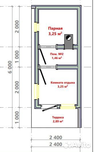 Каркасная баня на заказ под ключ