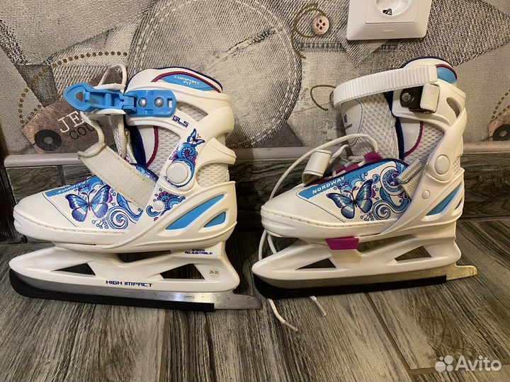Коньки раздвижные р. 26-30