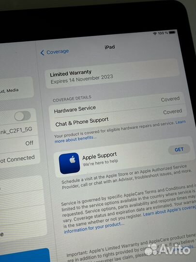 iPad 9 поколения 2021 Wi-Fi на гарантии