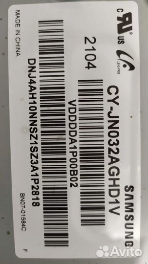Телевизор samsung E32N4000AU запчасти