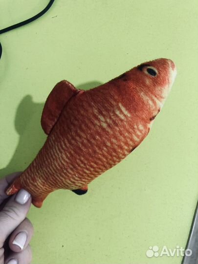 Игрушка Рыба с кошачьей мятой