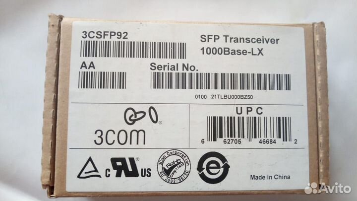 Продам SFP Transceiver 1000 Base-LX 3 COM. 3csfp92