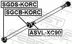 Муфта кардана ssang yong NEW actyon (korando C)