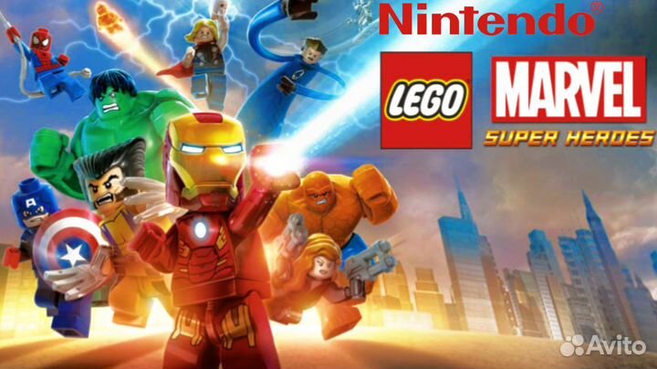 Lego Marvel Super Heroes +игра в подарок -Nintendo