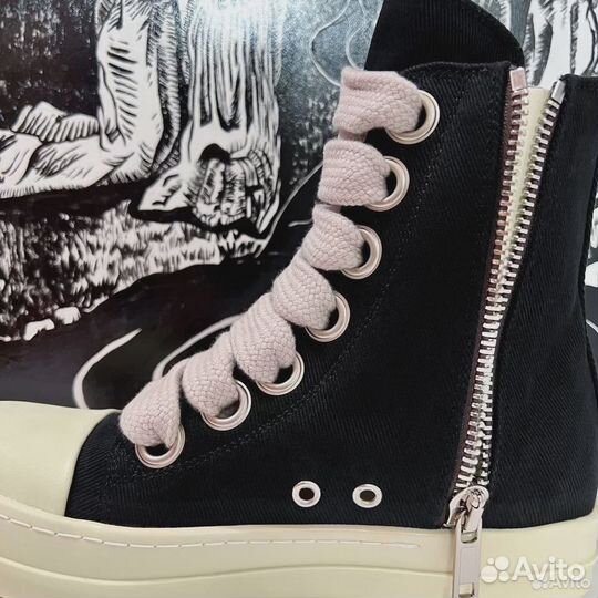 Legit Rick Owens Canvas high-top Jumbo 39 - 46