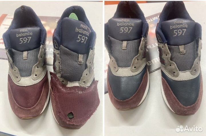 Ремонт кроссовок реставрация Обуви