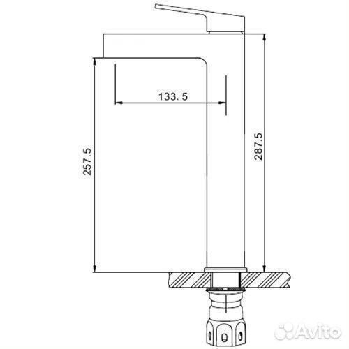 Смеситель для раковины Gappo G99-30 G1099-32